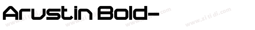 Arustin Bold字体转换